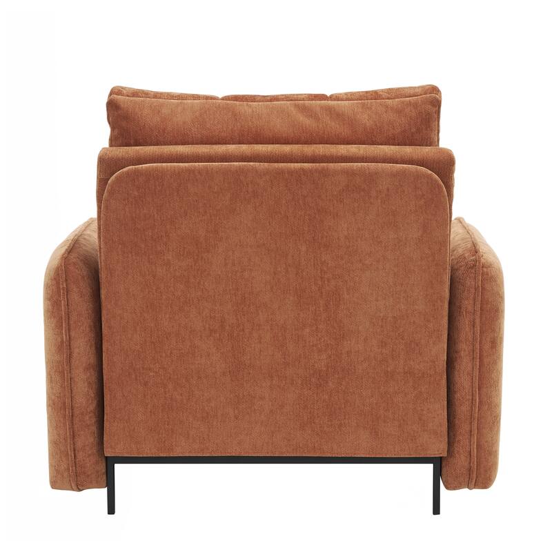 Roomfitters 3-in-1 Sleeper Chair Bed, 80'' Pull Out Lounge with USB Charging, Storage Pockets, Chenille