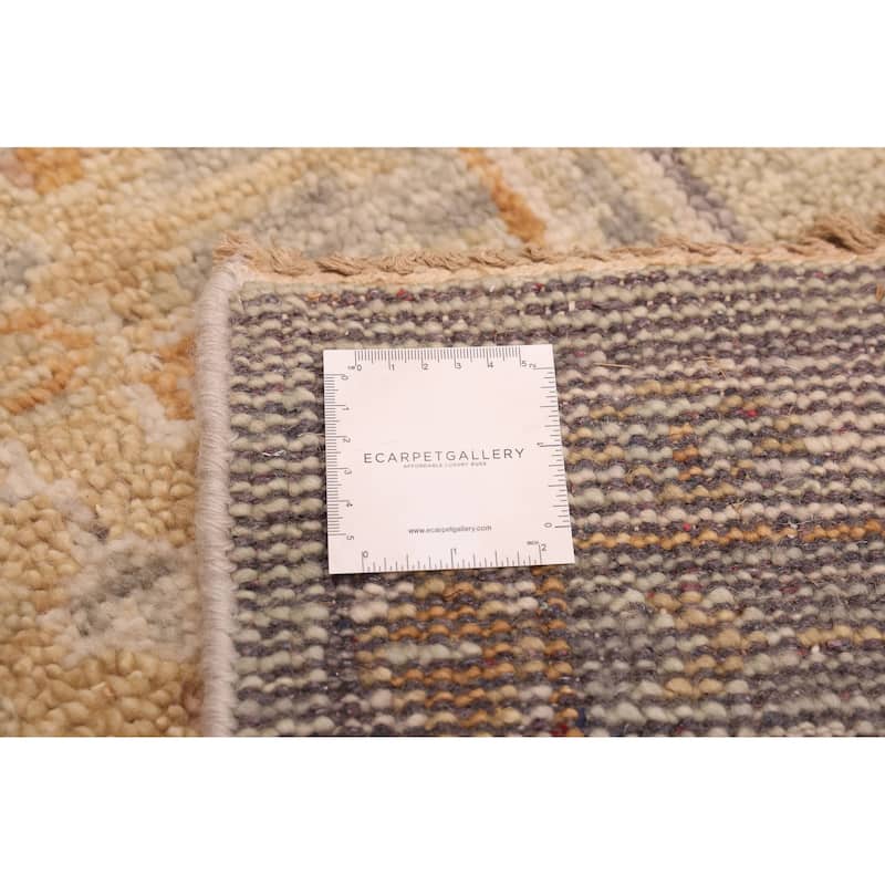 ECARPETGALLERY Hand-knotted Jules Serapi Light Olive Green Wool Rug - 7'11 x 9'11