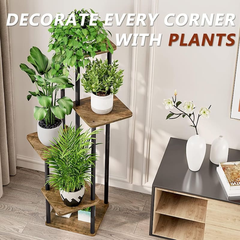 Plant Stand 5 Tier Indoor Metal Flower Shelf,5 Tier