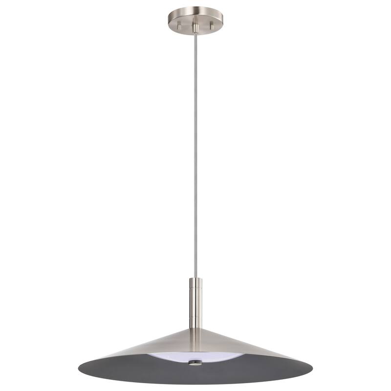 Corrine 18 Inch LED Pendant Brushed Nickel 3K/4K/5K CCT Selectable - Brushed Nickel - Brushed Nickel