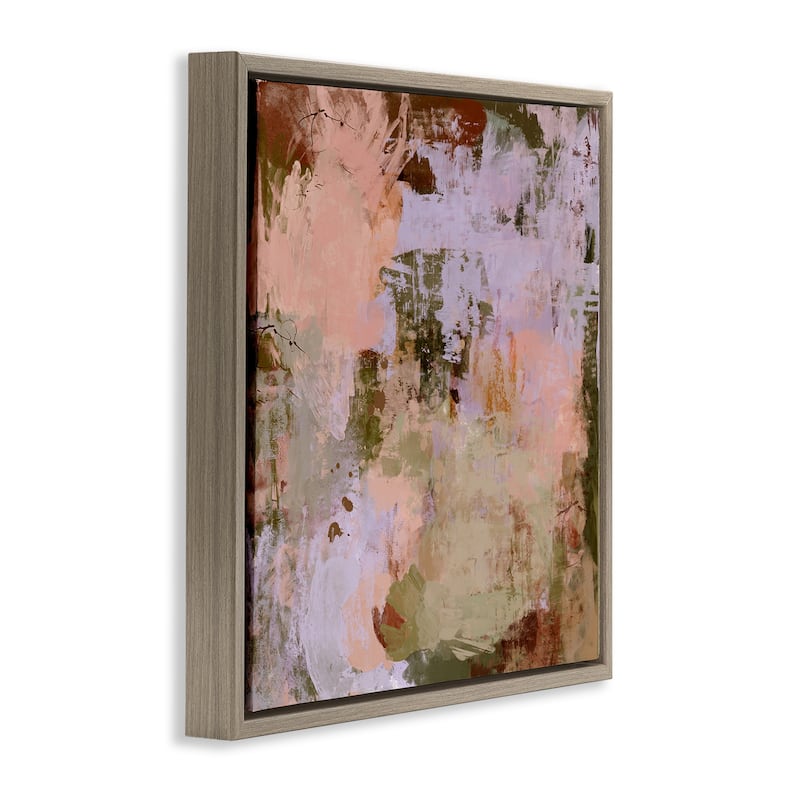 Stupell Rustic Distressed Impression Framed Floater Canvas Wall Art Design By Hayley Michelle