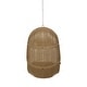 preview thumbnail 9 of 14, Orville Outdoor and Indoor Wicker Hanging Chair (NO STAND) by Christopher Knight Home