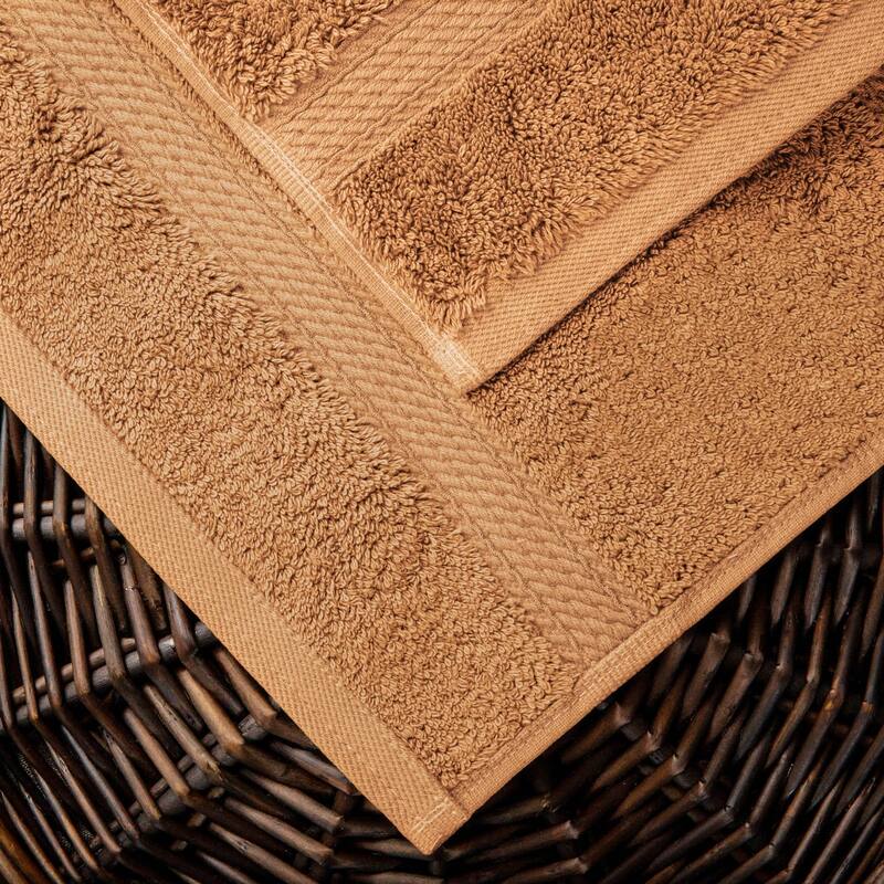 Superior Egyptian Cotton Pile Heavyweight Bath Towel Set of 2