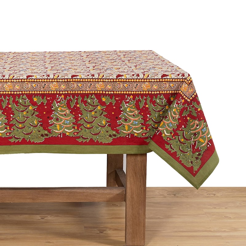 Couleur Nature Noel Rectangle Tablecloth
