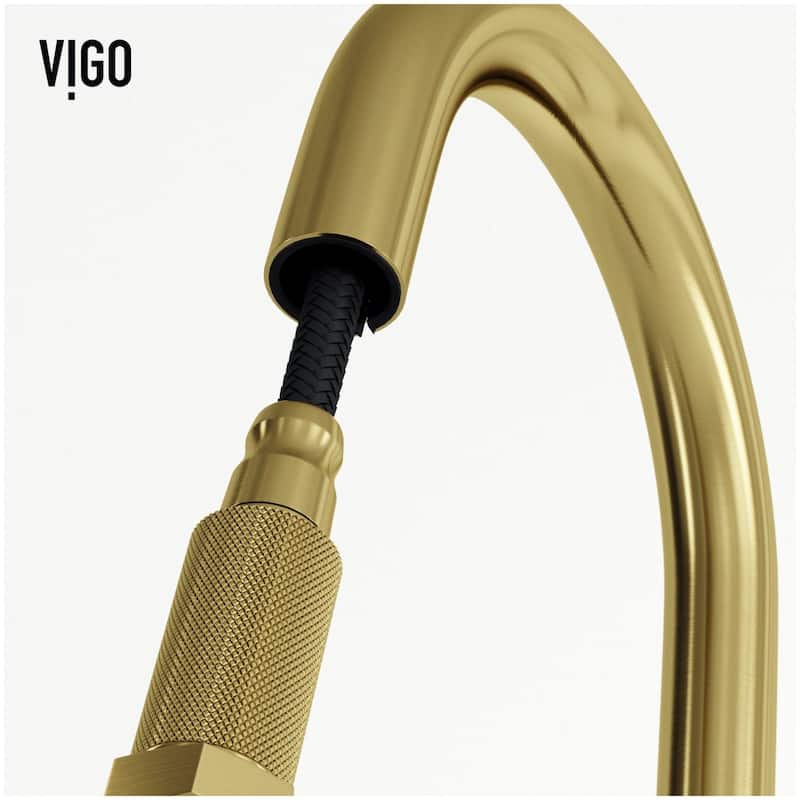 Vigo VG02035 Hart 1.8 GPM 18" H Single Handle Single Hole Pre-Rinse