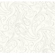 preview thumbnail 2 of 3, Seabrook Designs Linnet Paisley Scrolls Unpasted Wallpaper 27 in. W x 27 ft. L - Ivory & Metallic Smoke