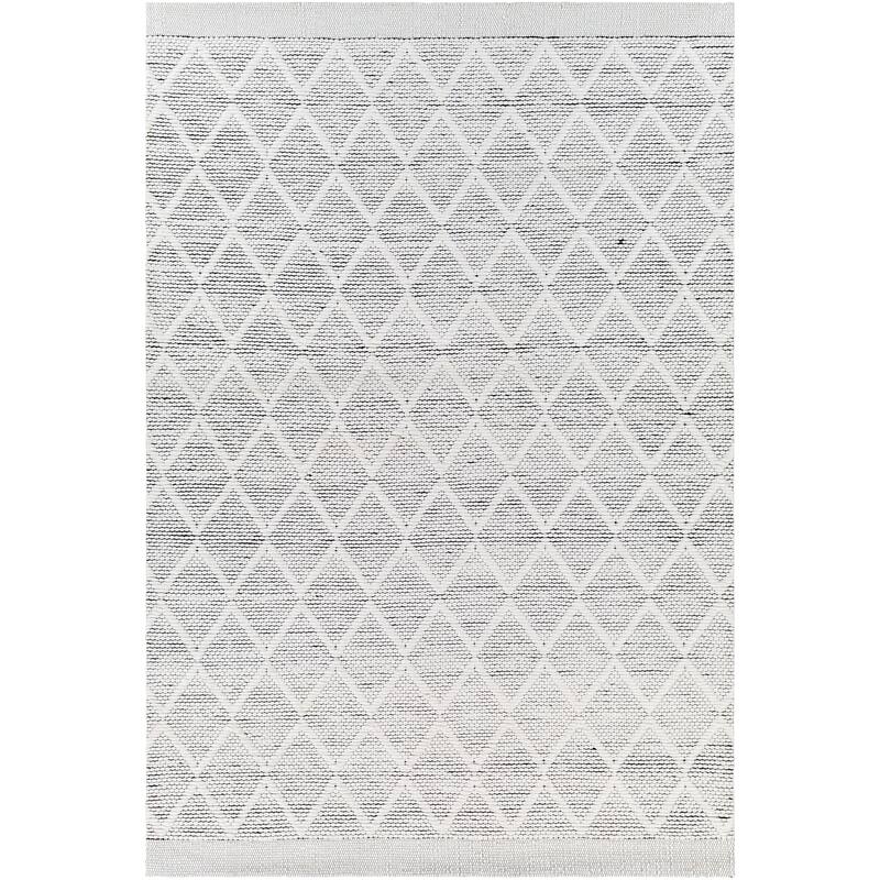 Knoxie Handmade Diamond Wool & Recycled PET Area Rug