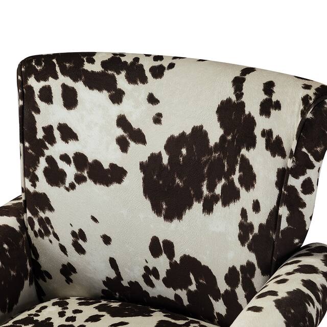 HULALA HOME Nailhead Trim Traditional Accent Armchair with Rolled Arms