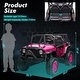 preview thumbnail 10 of 18, 24V 2 Seater Ride On Truck Car, 19" Extra Wide Seat, Led Lights