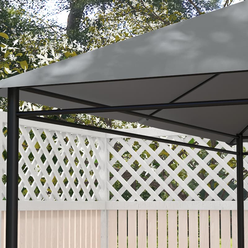 Outsunny 10' x 13' Gazebo Canopy Replacement, Patio Gazebo Roof with Top Vents for 84C-116