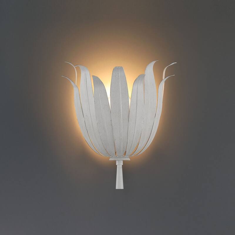 Acroma 2-set Steel Dimmable Steel Wall Sconce with Floral Design