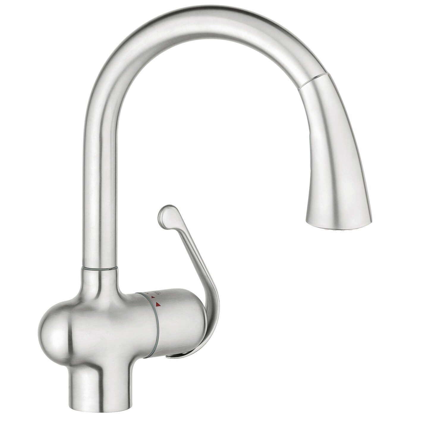 Shop Grohe 33 755 1 Ladylux Pull Down High Arc Kitchen Faucet With