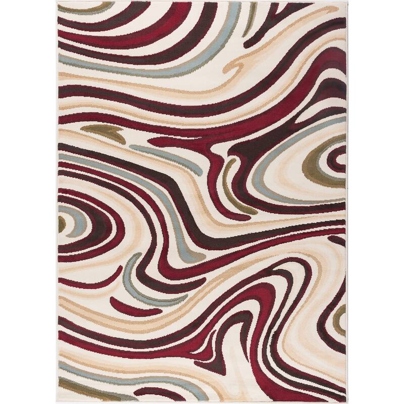 Lagoon Modern & Contemporary Abstract Indoor Area Rug