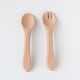 preview thumbnail 1 of 3, Apricot Spoon and Fork Set