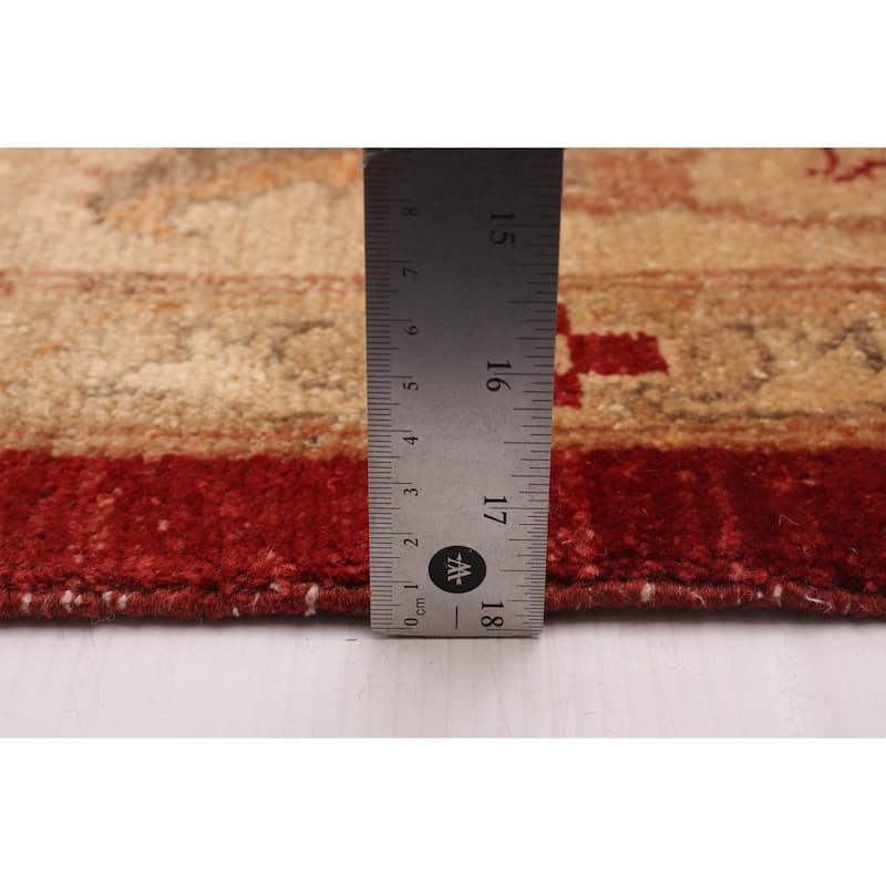 ECARPETGALLERY Hand-knotted Chobi Finest Red Wool Rug - 8'5 x 11'9