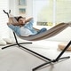 preview thumbnail 9 of 12, Sorbus 2-Person Hammock with Stand, 60" Cotton Blend Bed, Heavy Duty 450lbs Capacity, Portable with Carrying Case, Washable