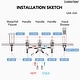 preview thumbnail 8 of 12, Roman Tub Faucet with Handheld Shower 3-Handle Deck Mount Bathtub Faucet Set