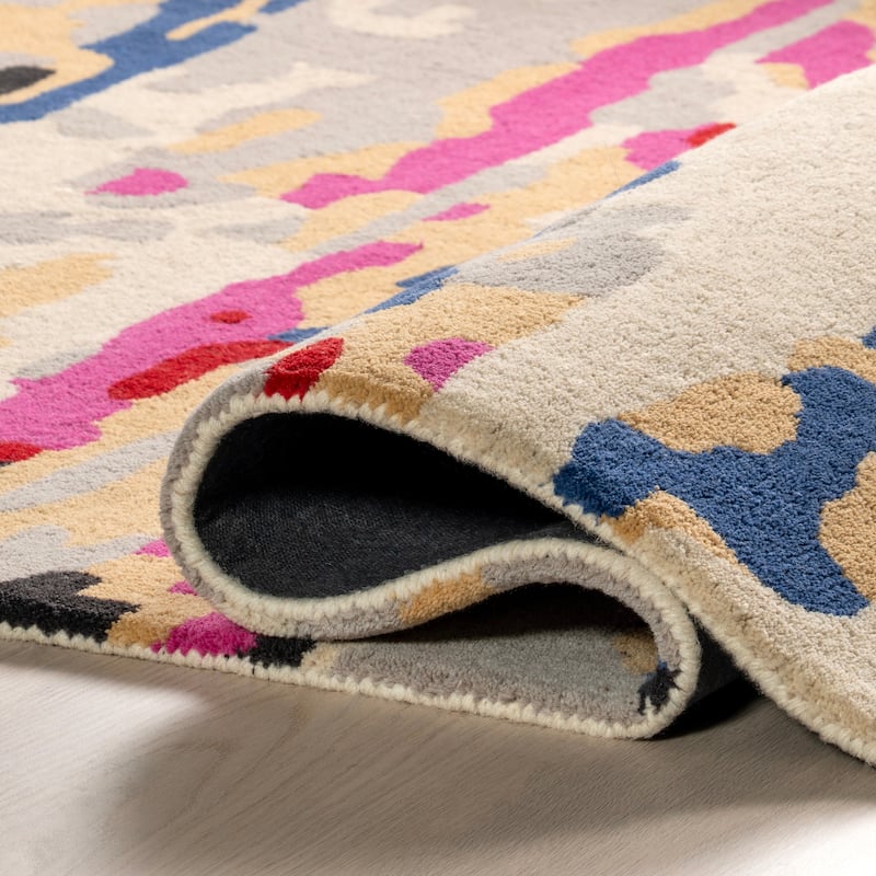 Pokhara Abstract Wool Area Rug