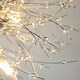 preview thumbnail 15 of 18, Interior Decor Starburst Crystal Chandelier 8-lights Firework Globe Pendant Lamp - W20"xH20"