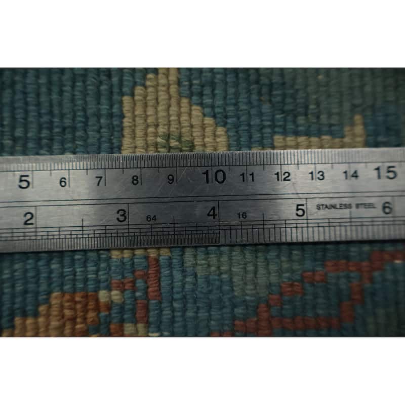 Hand Knotted Oriental 100% Wool Carpet Traditional Floral Green Art Deco Area Rug - 4' 11'' X 3' 1''