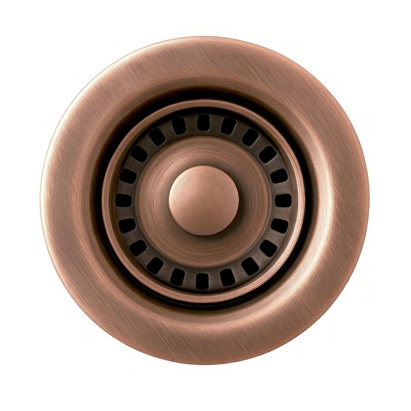 Whitehaus Collection 2" Basket Strainer - Antique Copper