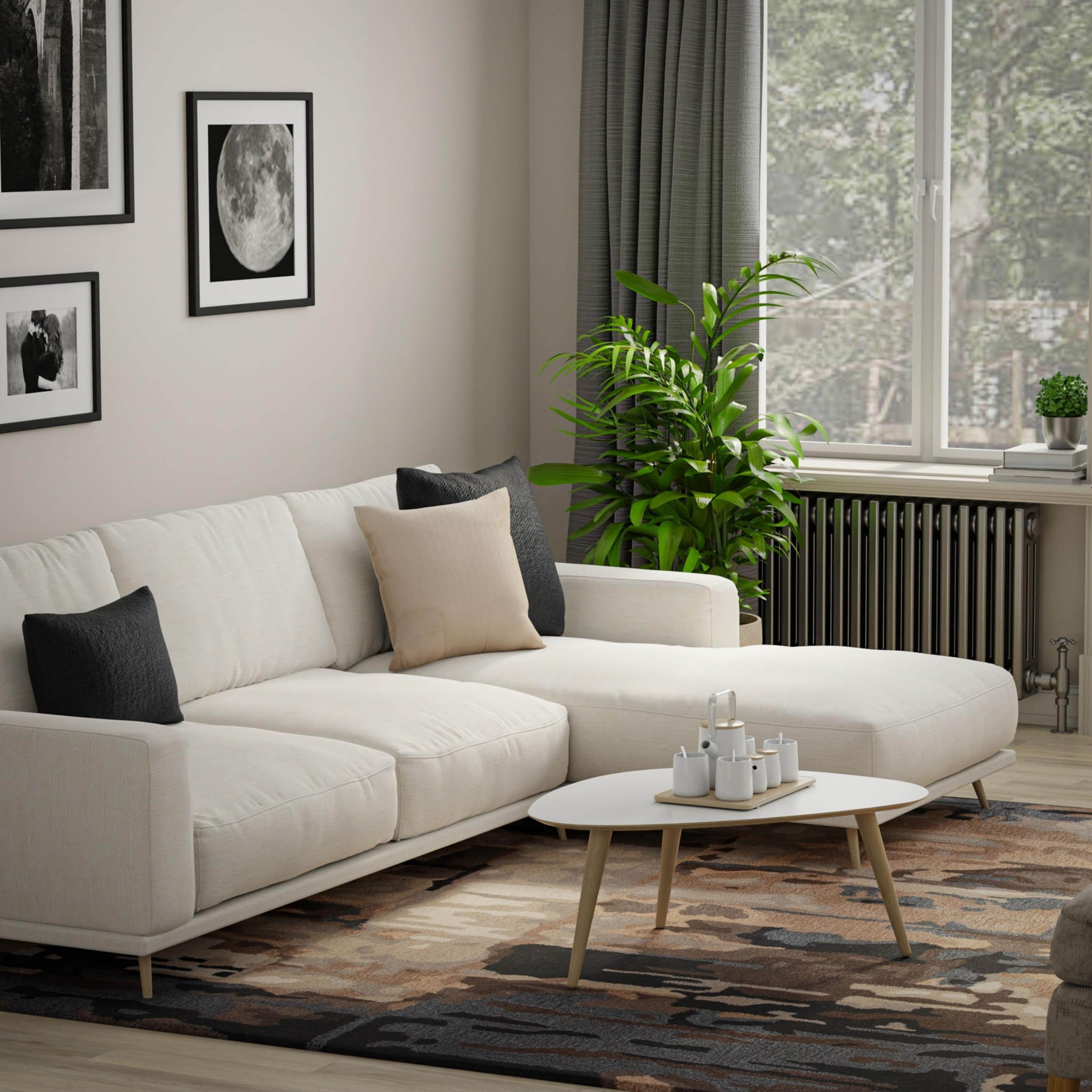 Alora Decor Brisk Beige and Gray Hand-tufted Abstract Rug
