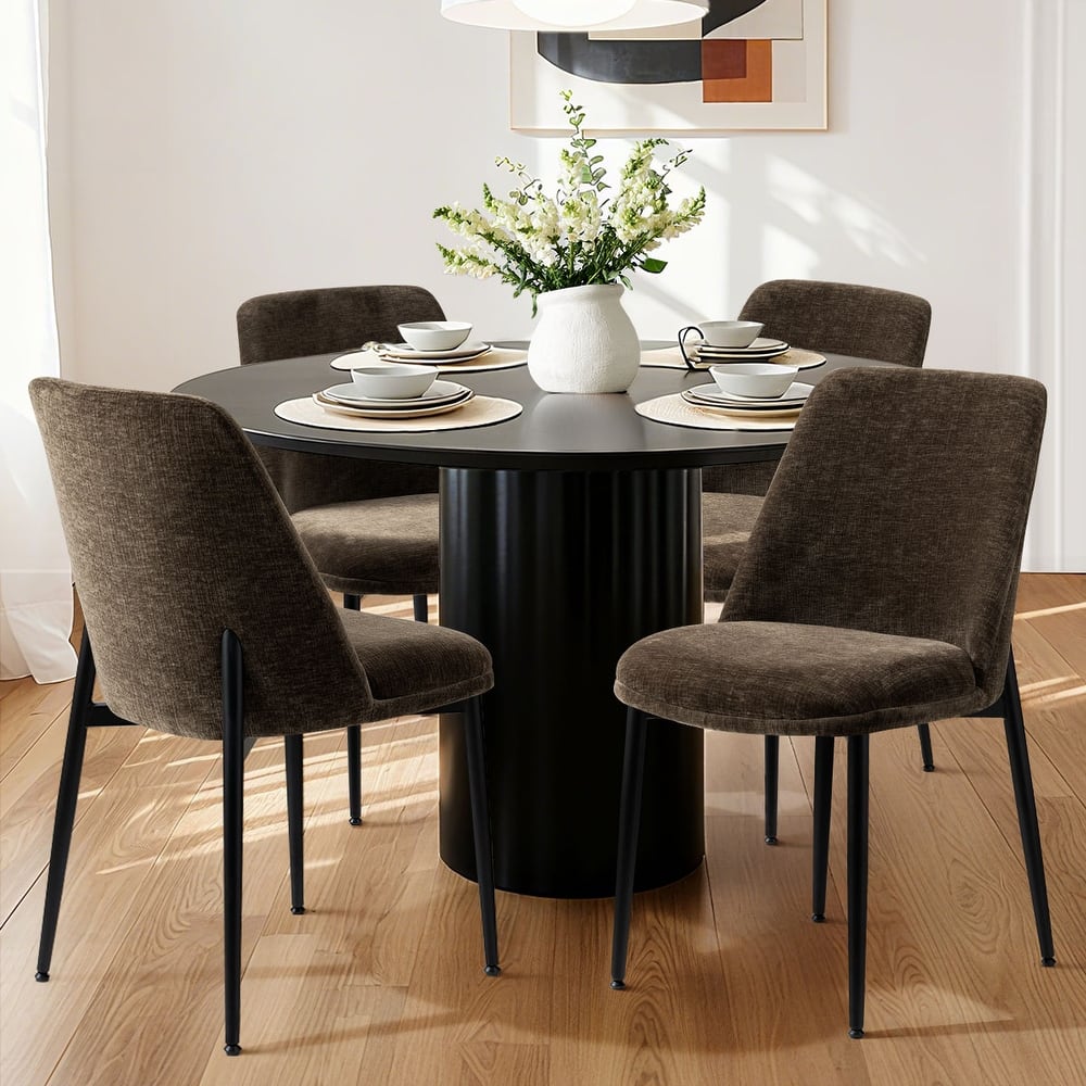 Upholstered Back Dining Chair (Set Of 4)