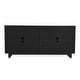 preview thumbnail 7 of 10, Anton 4-Door Sideboard Buffet by Kosas Home - 78Wx18Dx36H
