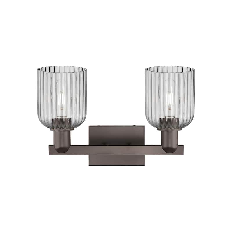 Innovations Lighting Downtown Urban - Bridal Veil - 2 Light 16" Bath Vanity Ligh