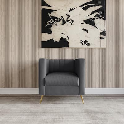 Clayfell Weiss Velvet Square Arm Chair/ Loveseat/ Sofa