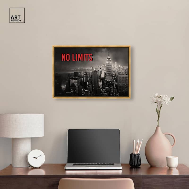 No Limits City Canvas by Art Remedy