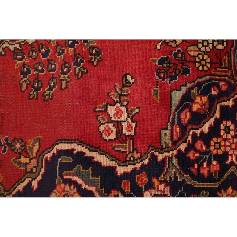 ECARPETGALLERY Hand-knotted Antalya Vintage Red Wool Rug - 6'9 x 9'6