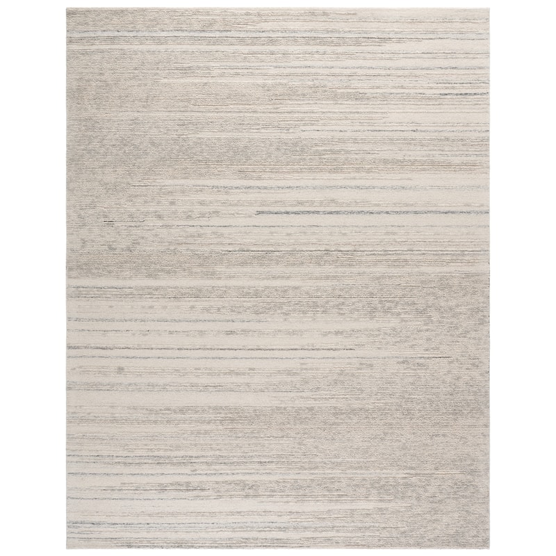 SAFAVIEH Handmade Abstract Saadat Wool Rug - 8' x 10' - Grey/Ivory