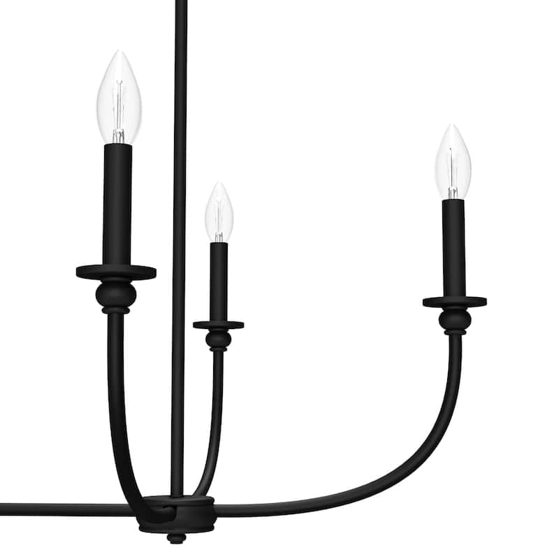 Hunter Southcrest Chandelier - Entry, Dining Table, Kitchen Island - Farmhouse, Transitional, Candle