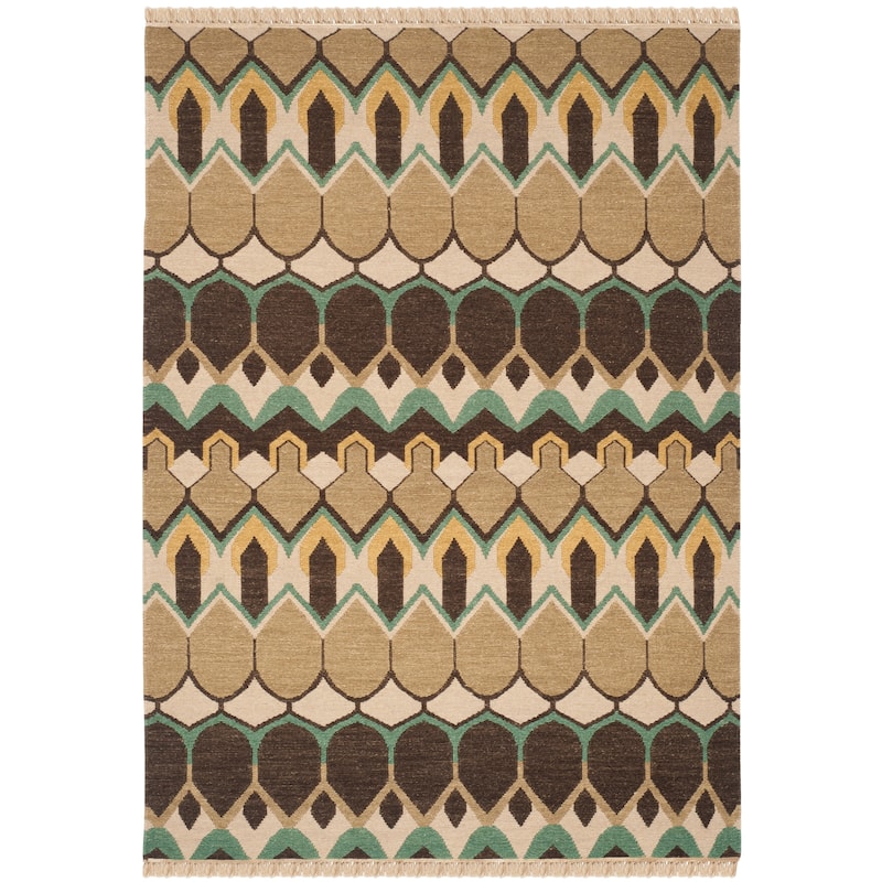 SAFAVIEH Couture Handmade Sumak Flatweave Annabell Traditional Oriental Wool