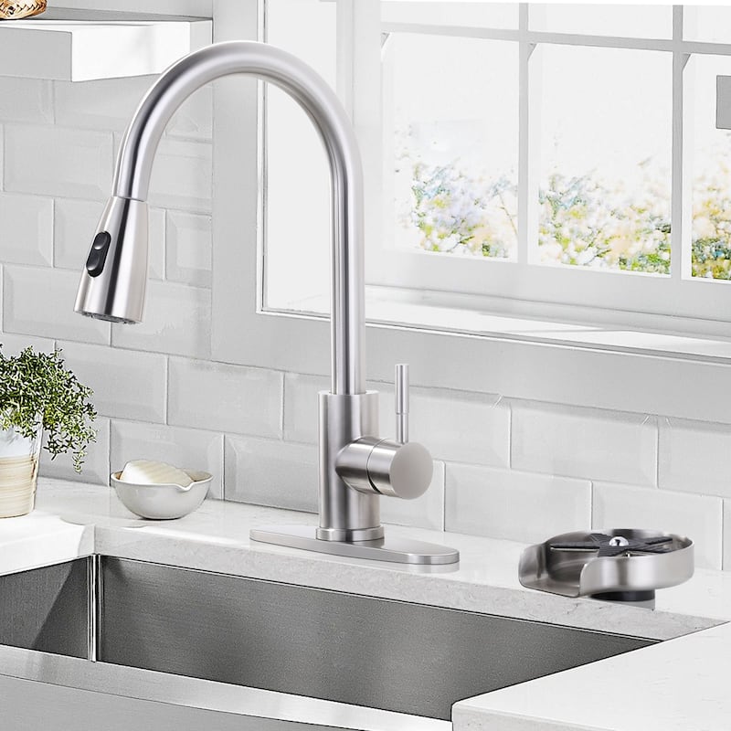 Metal Glass Rinser for Kitchen Sink