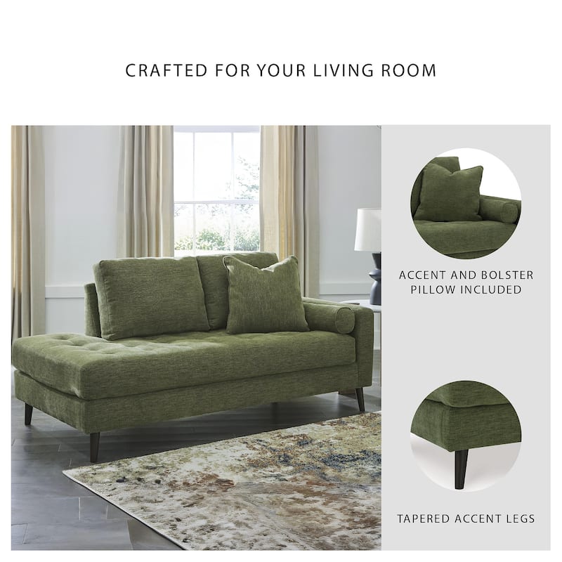 Signature Design by Ashley Bixler Olive Right-Arm Facing Corner Chaise - 37" W x 75" D x 37" H