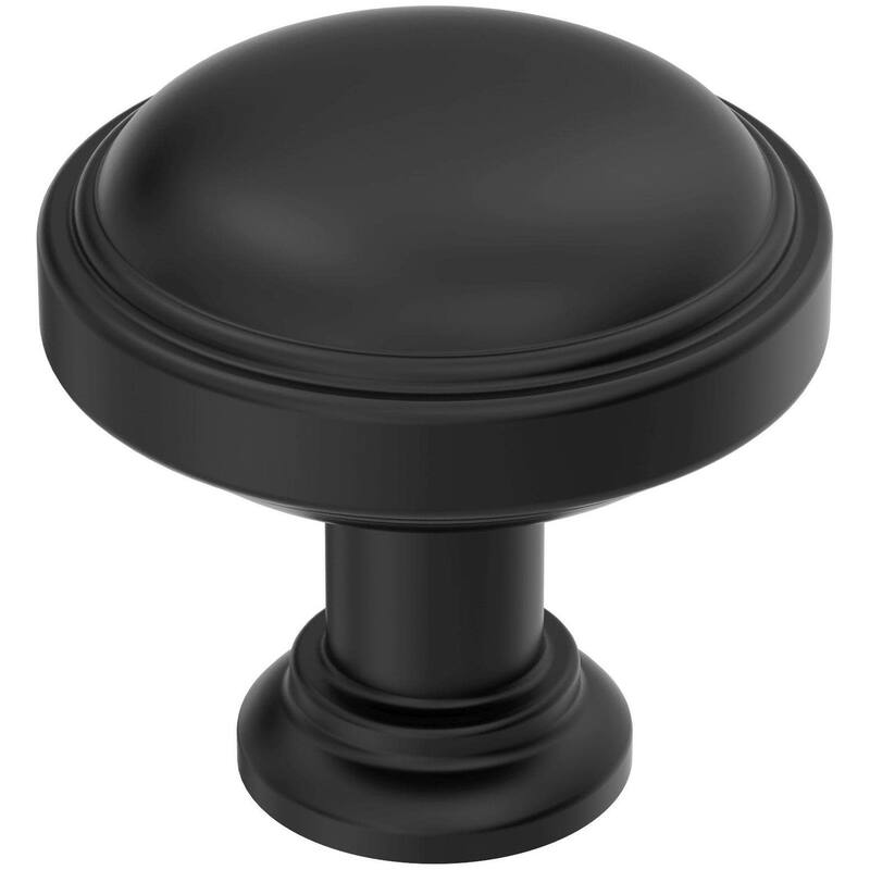 Amerock BP37720 Enlivity 1-1/4" Mushroom Cabinet Knob - Matte Black