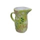 preview thumbnail 5 of 5, Euro Ceramica Primavera Handpainted Stoneware Pitcher - 50 oz
