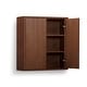 preview thumbnail 15 of 49, Teamson Home 22 in Wooden Bathroom Wall Cabinet, Wood Organizer for Bathroom, Kitchen, Laundry, Space Saving Furniture