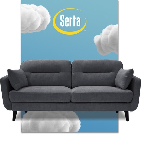 Serta Sierra Collection 61" Mid-Century Loveseat. Opens flyout.