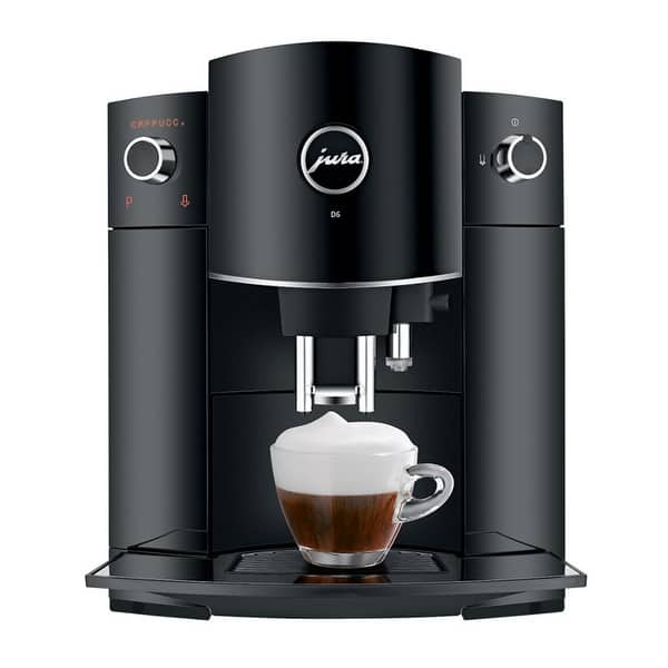 slide 1 of 5, Jura D6 Automatic Coffee Machine (Black)