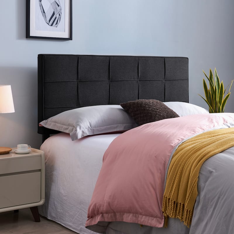 Marlene Upholstered Headboard by Christopher Knight Home - Black - King