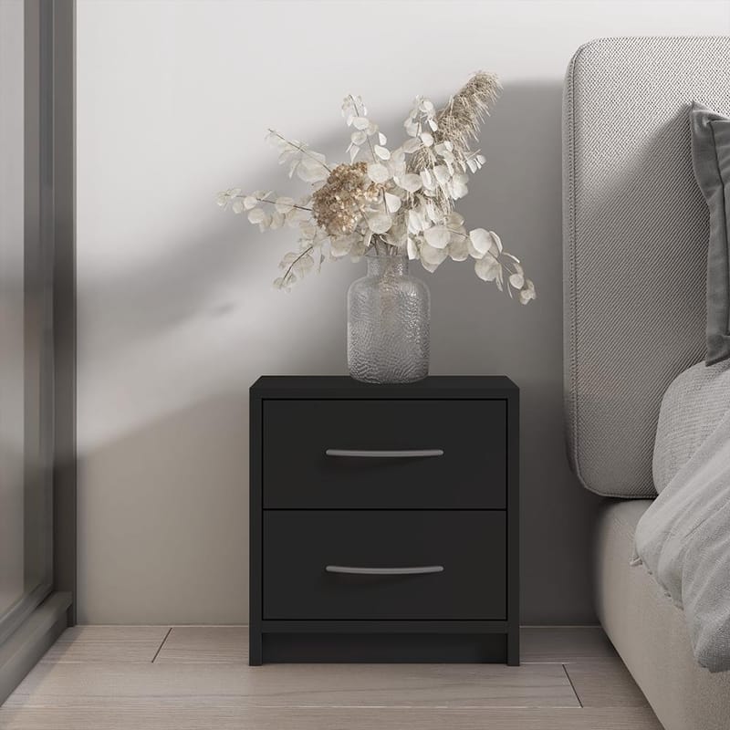 Polo 2D Nightstand - Black