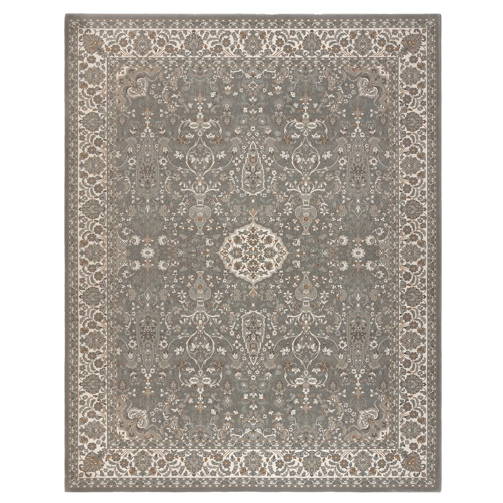 Gertmenian Majestic Vernon Traditional Oriental Floral Wide Border Area Rug