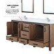 preview thumbnail 8 of 23, Ziva 72 in W x 22 in D White Double Bath Vanity, White Quartz Top, Faucet Set and 30 in Mirrors