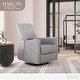preview thumbnail 15 of 21, Evolur Harlow Deluxe Upholstered Plush Seating Glide Rocker