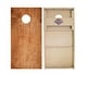 preview thumbnail 1 of 4, Dark Wood Regulation 2x4 Cornhole Board Set All-Weather - Include Carrying Case