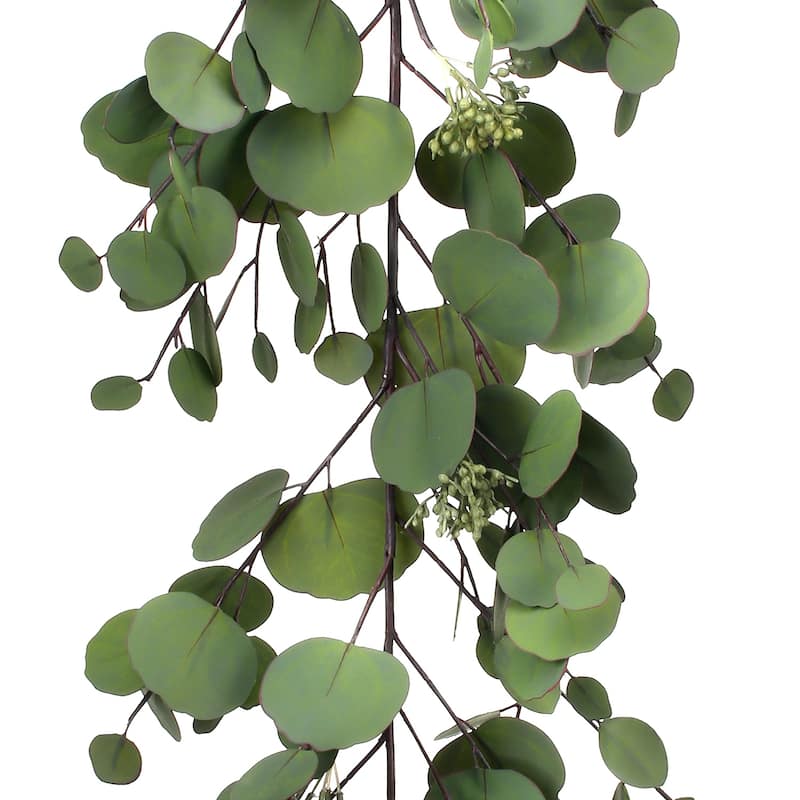 48" PE Silver Dollar Eucalyptus Garland