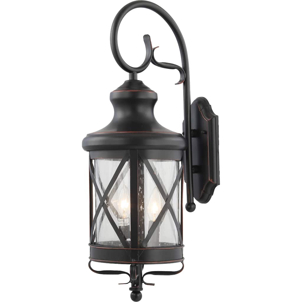 Volume Lighting 2-Light In/Out-door Black Copper Aluminum Wall Sconce